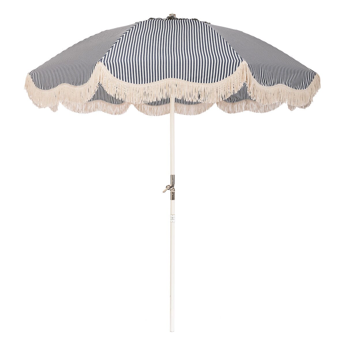 The Club Umbrella - Lauren's Navy Stripe