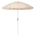 The Club Umbrella - Monaco Natural Stripe