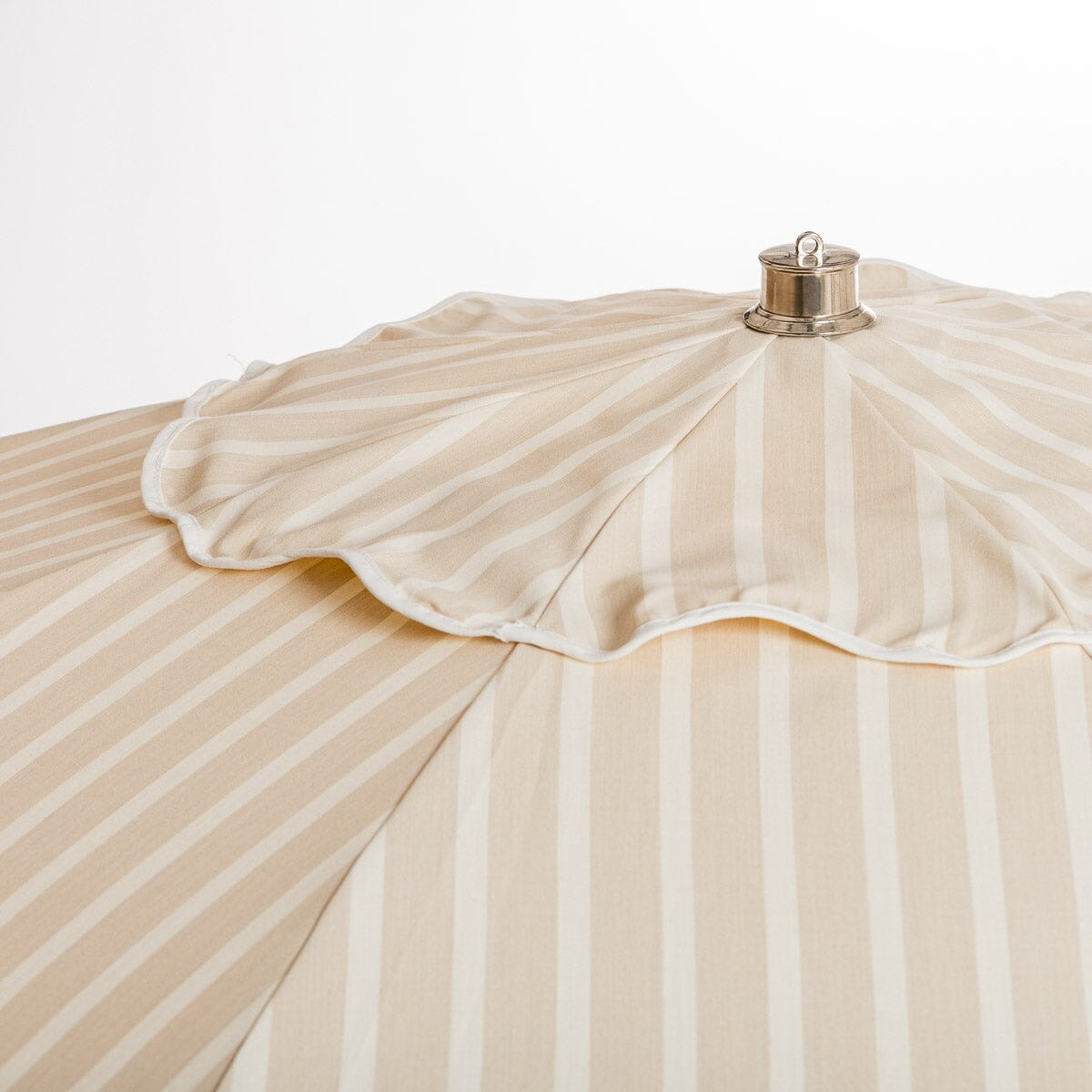 The Club Umbrella - Monaco Natural Stripe