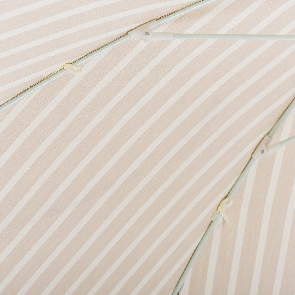 The Club Umbrella - Monaco Natural Stripe