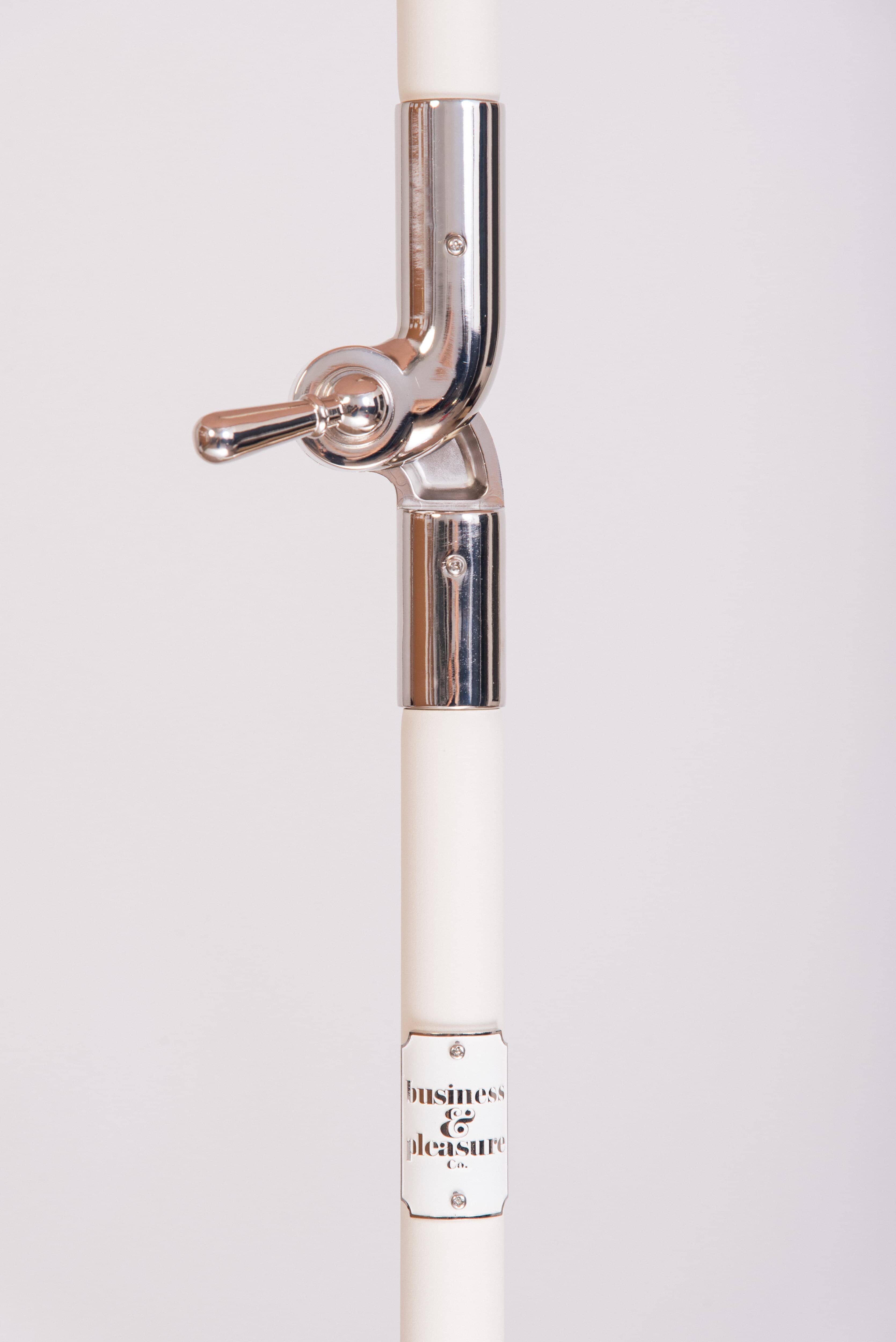 The Club Umbrella - Monaco Natural Stripe