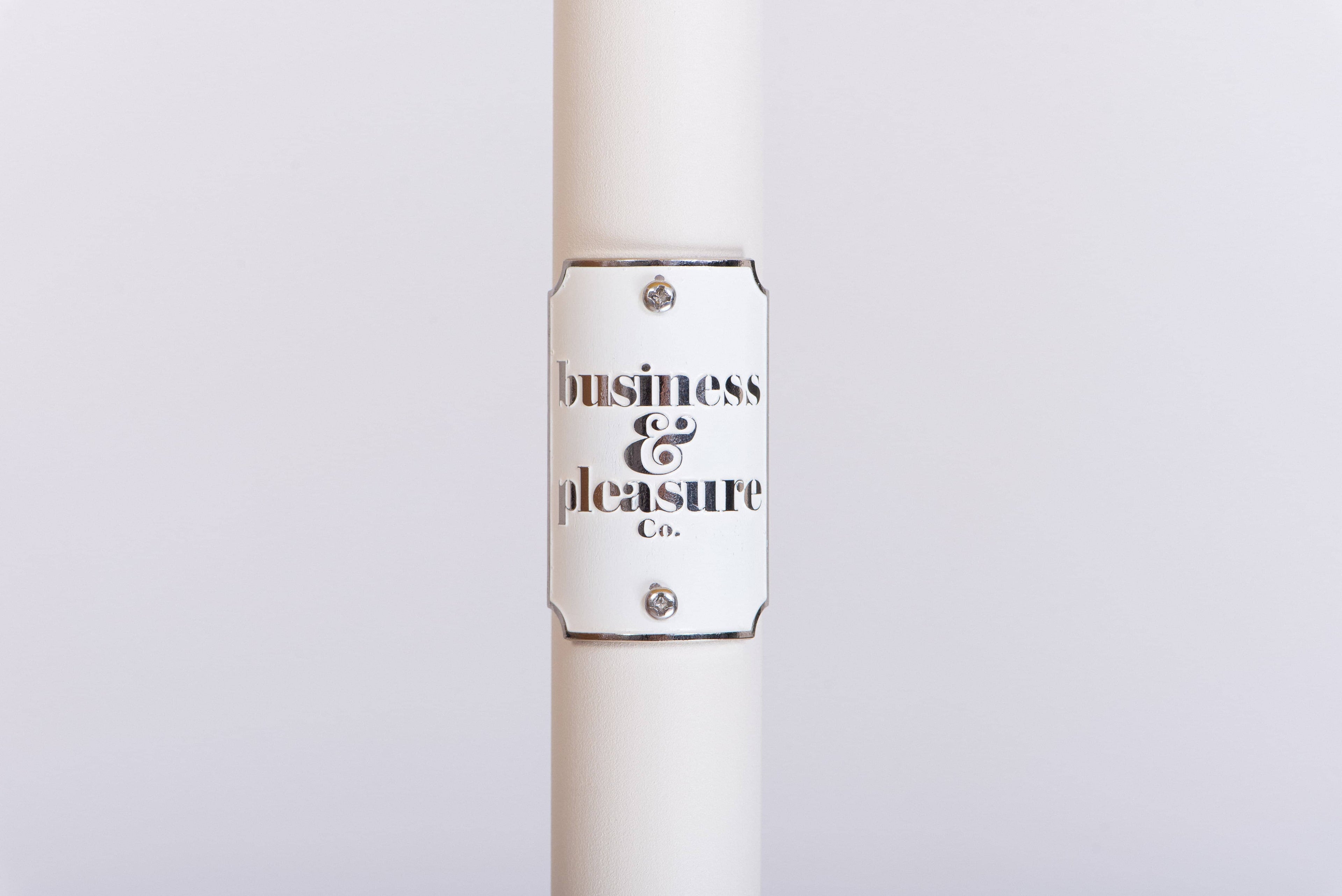 The Club Umbrella - Monaco Natural Stripe